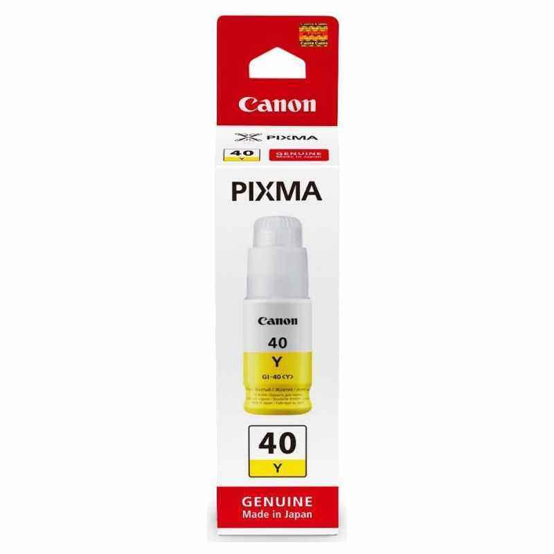 Cartus Cerneala Original Canon Yellow- GI-40Y- pentru G6040-G5042- 7.7K- incl.TV 0 RON- 3402C001AA