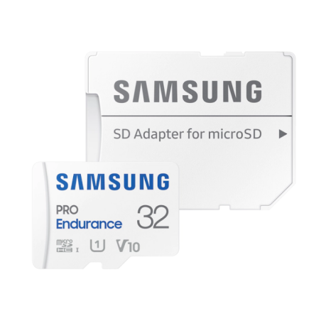 SAMSUNG PRO Endurance microSD Class10 32GB incl adapter R100/W30 up to 17520 hours- MB-MJ32KA/EU TV 0.03 lei)