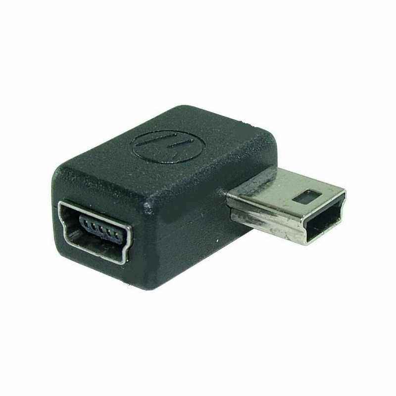 Adaptor mini USB mama - mini USB tata - la 90 grade
