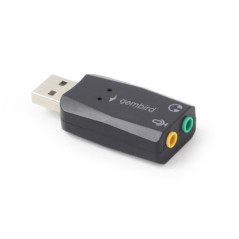 Placa de sunet premium, USB, Gembird Virtus Plus, conectori Jack 3.5 mm