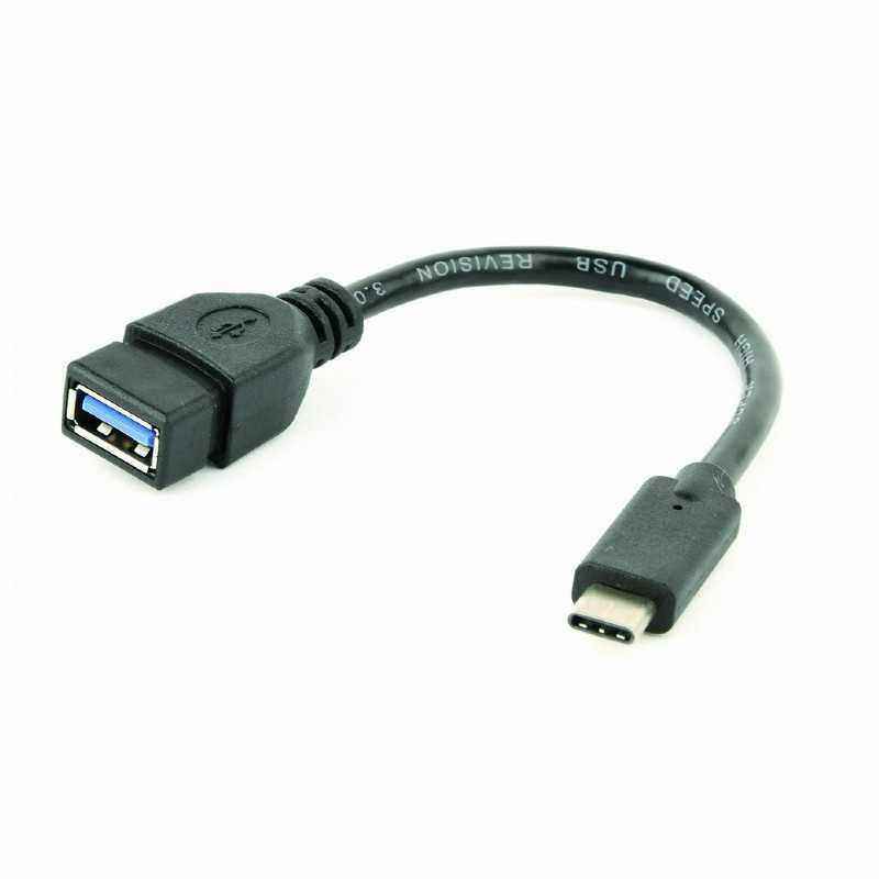 OTG Adaptor Gembird USB 3.0 la USB-C negru