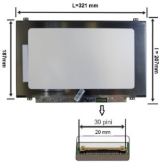Laptop display 14 inch slim 1920 x 1080 FHD IPS 30 pin