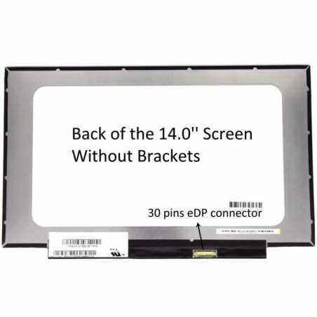 Laptop display 14 inch 1366x768 NT140WHM-N44 no bracket 30 pin