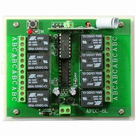Receptor entru automatizari, 8 canale