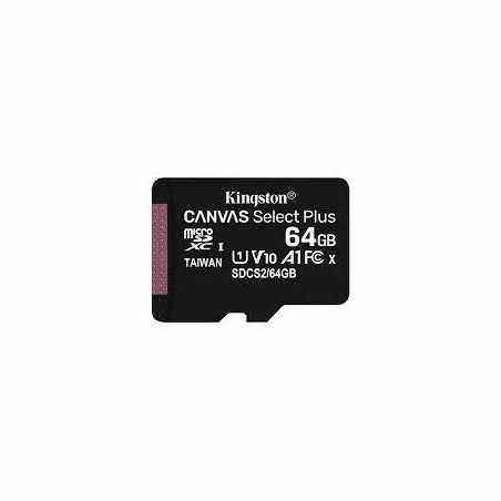 CARD MicroSD KINGSTON- 64 GB- microSDXC- clasa 10- standard UHS-I U3- SDCS2/64GBSP TV 0.03 lei)