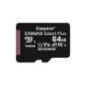 CARD MicroSD KINGSTON- 64 GB- microSDXC- clasa 10- standard UHS-I U3- SDCS2/64GBSP TV 0.03 lei)