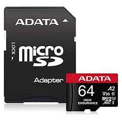 CARD MicroSD ADATA Endurance- 64 GB- MicroSDHC- clasa 10- standard UHS-I U1- AUSDX64GUI3V30SHA2-RA1 TV 0.03 lei)
