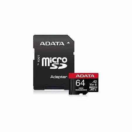 CARD MicroSD ADATA Endurance- 64 GB- MicroSDHC- clasa 10- standard UHS-I U1- AUSDX64GUI3V30SHA2-RA1 TV 0.03 lei)