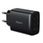 INCARCATOR retea Baseus Compact- Fast Charge 17W- 3 x USB 5V/2.1A- negru CCXJ020101 TV 0.8lei) - 6932172606961