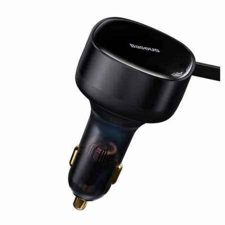 INCARCATOR auto Baseus Enjoyment- cablu inclus max 75cm- 1 x USB Type-C(T) max 5V/3A 30W- 1x Iphone Lightning 5V/3A total output