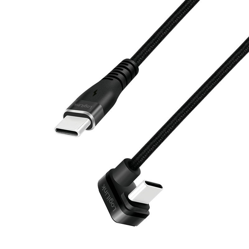 CABLU alimentare si date LOGILINK- pt. smartphone- USB 2.0- USB Type-CT) la USB Type-CT) la 180 grade- 1m- 2 x ecranat- aluminiu