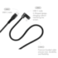 CABLU alimentare si date LOGILINK- pt. smartphone- USB 2.0- USB Type-CT) la USB Type-CT) la 180 grade- 3m- 2 x ecranat- aluminiu