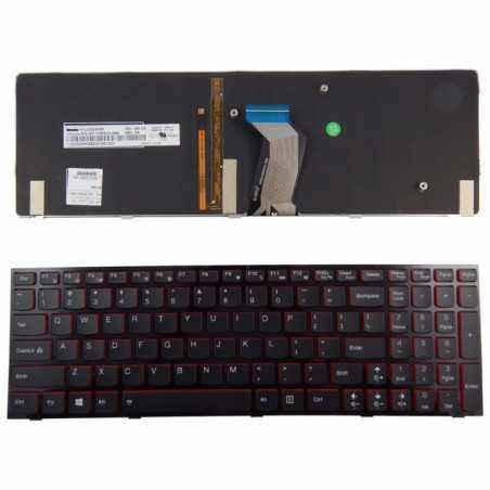 Tastatura laptop pentru Lenovo Y500 Y510P taste rosii cu rama