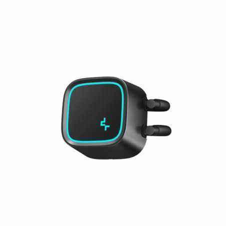 COOLER DEEPCOOL- LE500 MARRS- skt. universal- racire cu lichid- vent. 120 mm x 2- 2250 rpm- LED verde-R-LE500-BKLNMG-G-175 lei)