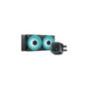 COOLER DEEPCOOL- LE500 MARRS- skt. universal- racire cu lichid- vent. 120 mm x 2- 2250 rpm- LED verde-R-LE500-BKLNMG-G-175 lei)