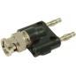 Adaptor BNC tata - 2 borne tata