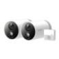 CAMERA IP Exterior TP-LINK- Set 2 buc + Hub- IP66- dist. IR 15 m- tip lentila fixa 3.15 mm- 2 Mpx- RJ-45 + wireless- microfon-