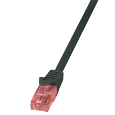 PATCH CORD UTP LOGILINK Cat6- LSZH- cupru- 1 m- negru- AWG26- CQ2033Ui)