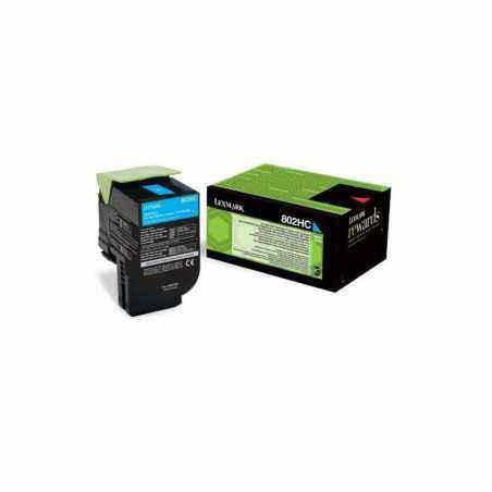 Toner Original Lexmark Cyan- 80C2HCE- pentru CX410-CX510- 3K- incl.TV 0.8 RON- 80C2HCE