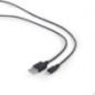 CABLU alimentare si date GEMBIRD- pt. smartphone- USB 2.0T) la LightningT)- 1m- negru- CC-USB2-AMLM-1Mi)