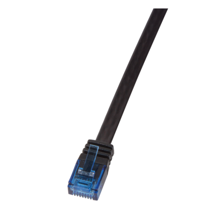 PATCH CORD UTP LOGILINK Cat6- cupru- flat- 10 m- negru- AWG32- CF2093U TV 0.18lei)