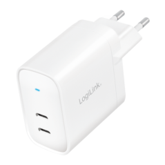ALIMENTATOR retea 220V LOGILINK- universal- 2 x USB-C- maxim 11V/1.8A- GaN 40W- suport OCP/OVP/OHP/SCP- alb- PA0282 TV 0.18lei)