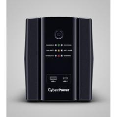 UPS CYBER POWER Line Int. cu management- LED- 1500VA/ 900W- AVR- 4 x socket Shucko- indicatie status cu LED- 2 x baterie 12 V/