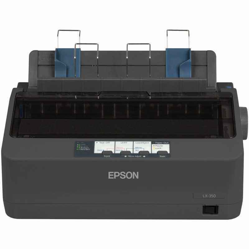 Imprimanta Matriciala Mono Epson LX-350+II(- A4- Functii: Impr.- Viteza de Printare Monocrom: 390 cps- Viteza de printare color: