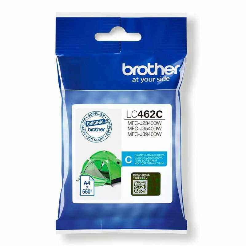 Cartus Cerneala Original Brother Cyan- LC462C- pentru MFC J2340-MFC J3540-MFC J3940- 550- incl.TV 0.11 RON- LC462C