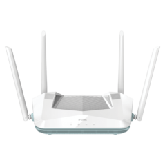 ROUTER D-Link wireless AX3200-1 x WAN Gigabit- 4 porturi LAN Gigabit- 2.4 Ghz/5 Ghz dual band- 4 antene externe- WI-FI 6 R32 TV