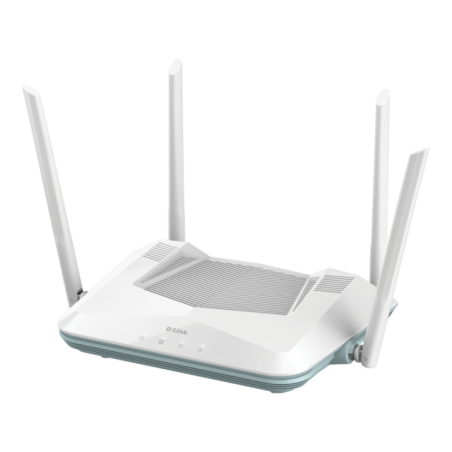 ROUTER D-Link wireless AX3200-1 x WAN Gigabit- 4 porturi LAN Gigabit- 2.4 Ghz/5 Ghz dual band- 4 antene externe- WI-FI 6 R32 TV