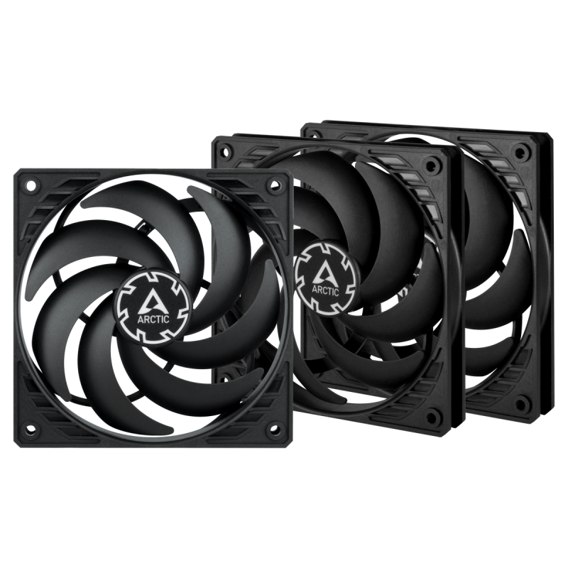 VENTILATOR ARCTIC PC- P12 SLIM PWM PST - 3 Pack-ACFAN00275A