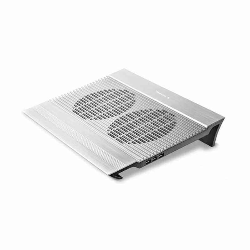 STAND DEEPCOOL notebook 17- sita aluminiu- 2 x fan 14cm- 4 x port USB- silver- N8 DP-N24N-N8SR TV 0.8lei)