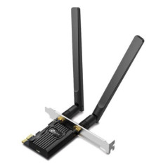 ADAPTOR RETEA TP-LINK AX1800- extern wireless 2.4 GHz - 5 GHz- PCI-E port- 1800 Mbps- WI-FI 6 si Bluetooth 5.2- antena externa x