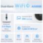 MESH TP-LINK- wireless- router AX6000- pt interior- 6000 Mbps- port 1 x 2.5 Gbps LAN/ WAN- 2 x Gigabit LAN/WAN- 2.4 GHz - 5 GHz-