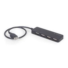 HUB extern GEMBIRD- porturi USB: USB 2.0 x 4- conectare prin USB- cablu 0-30 m- negru- UHB-U2P4-06 TV 0.8lei) - 8716309124713