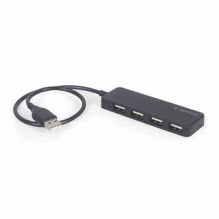 HUB extern GEMBIRD- porturi USB: USB 2.0 x 4- conectare prin USB- cablu 0-30 m- negru- UHB-U2P4-06 TV 0.8lei) - 8716309124713