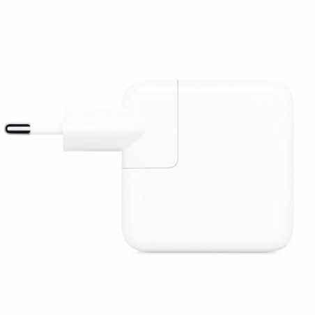 Incarcator retea 220V Apple- 2 x USB Type C- 30W- fast charge- alb- my1w2zm/atimbru verde 0.18 lei)