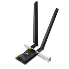 ADAPTOR RETEA TP-LINK AXE5400- extern wireless 2.4 GHz - 5 GHz - 6 Ghz- PCI-E port- 5400 Mbps- WI-FI 6E si Bluetooth 5.3- antena
