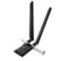 ADAPTOR RETEA TP-LINK AXE5400- extern wireless 2.4 GHz - 5 GHz - 6 Ghz- PCI-E port- 5400 Mbps- WI-FI 6E si Bluetooth 5.3- antena