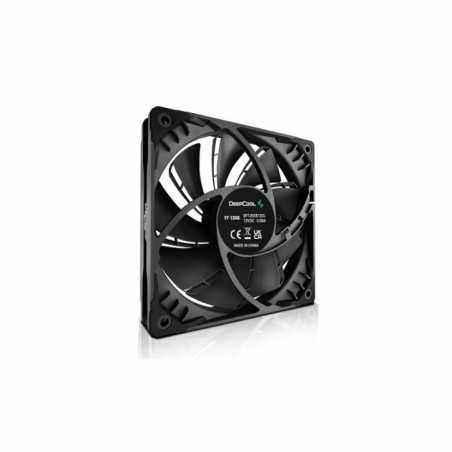 VENTILATOR DeepCool- PC- 120x120x25 mm- TF120S BLACK- 1500rpm- control PWM- fara LED- 1 ventilator- 4-pin PWM- negru- DP-GS-H12