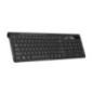 TASTATURA GENIUS wireless- multimedia- 104 taste + 12 taste multimedia- design ergonomic- USB- negru- SlimStar 7230 31310021400
