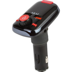 MODULATOR FM AKAI- Bluetooth 5.0- quick charge QC3.0- format MP3 - WMA- USB x 2- SD- montare la priza auto- FMT-74BTtimbru verde