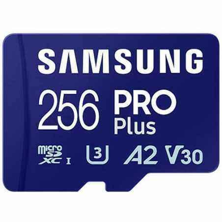 SAMSUNG PRO Plus 256GB microSD UHS-I U3 Full HD 4K UHD 180MB/s Read 130MB/s Write Memory Card Incl. SD-Adapter 2023 MB-MD256SA/E