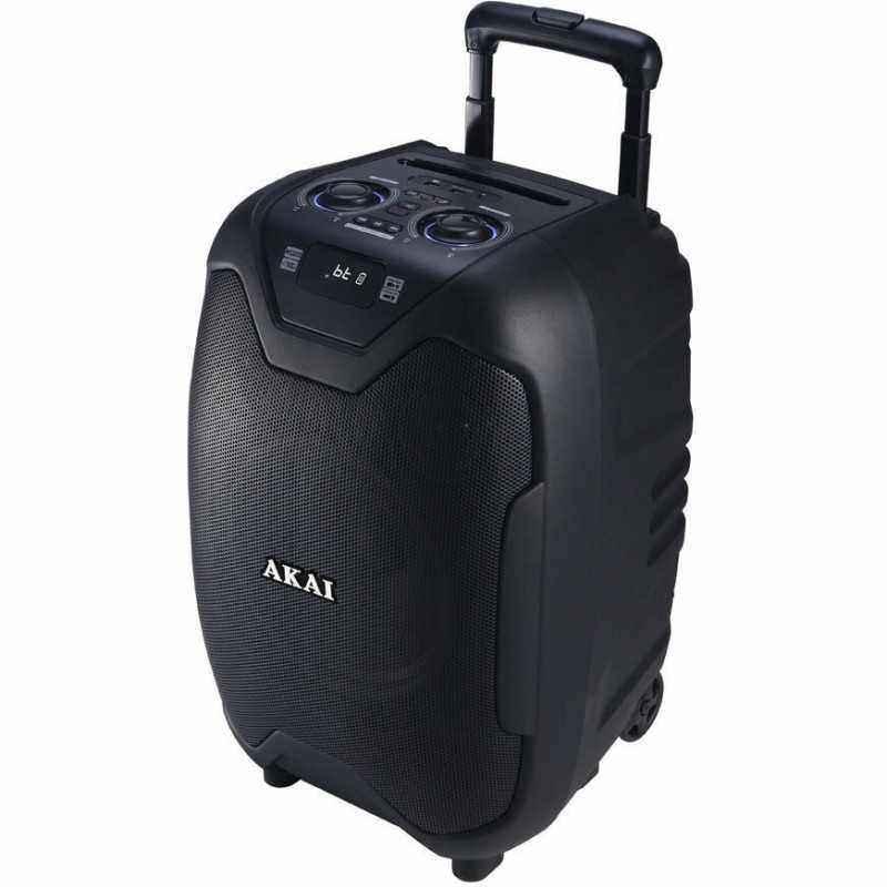 Boxa portabila AKAI- tip troller- 50 W RMS- Bluetooth- acumulator 4500 mAh- ABTS-X10 PLUStimbru verde 11 lei)