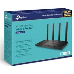 ROUTER TP-LINK wireless 1500Mbps-1 x WAN Gigabit- 4 porturi LAN Gigabit- 2.4 GHz/5 GHz dual band- 4 antene externe- WI-FI 6- 455