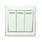 Intrerupator 3 canale - intenc (S.T.) 250 V/ 10 A - alb