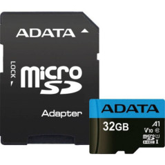 MEMORY MICRO SDHC 32GB W/ADAP./AUSDH32GUICL10A1-RA1 ADATA AUSDH32GUICL10A1-RA1timbru verde 0.03 lei)