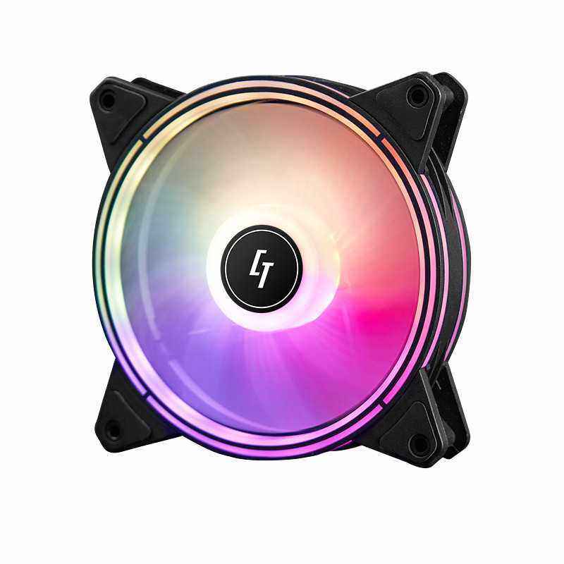 VENTILATOR Chieftec 1 x RGB rainbow Fan/ PWM in retail packing- NF-1225RGB