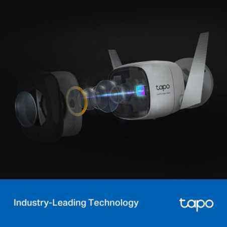 CAMERA IP Exterior TP-LINK - 2K QHD 2560x1440- IP66- dist. IR 30 m- tip lentila fixa 4 mm- 4 Mpx- RJ-45 + wireless- microfon- ca